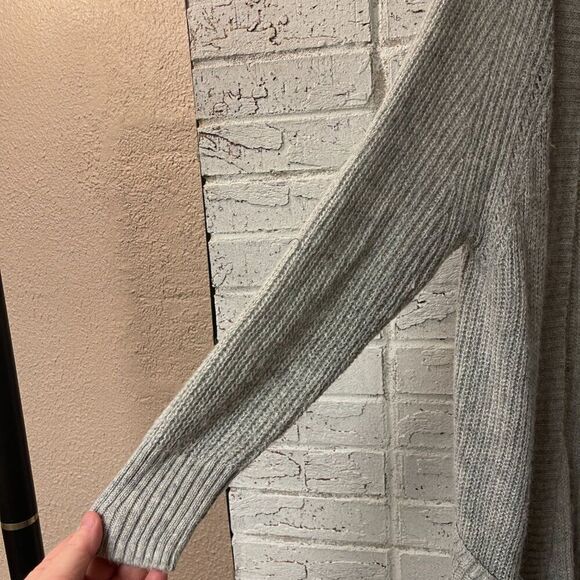 Knit by Hampshire Studio Open Front Long Sweater Cardigan Large - Picture 4 of 9